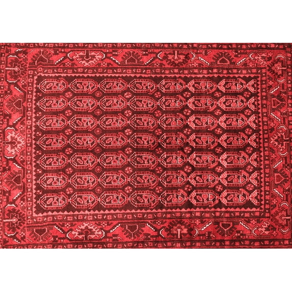 Ahgly Company Indoor Rectangle Persian Red Traditional Area Rugs, 3' x 5'