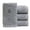 4 Gray, variant on Pidada 100% Cotton Diamond Pattern Hand Towels for Bathroom Set of 2 (Beige Brown)