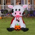 thumbnail image 3 of Airblown Halloween Baby Cow, 3 of 3
