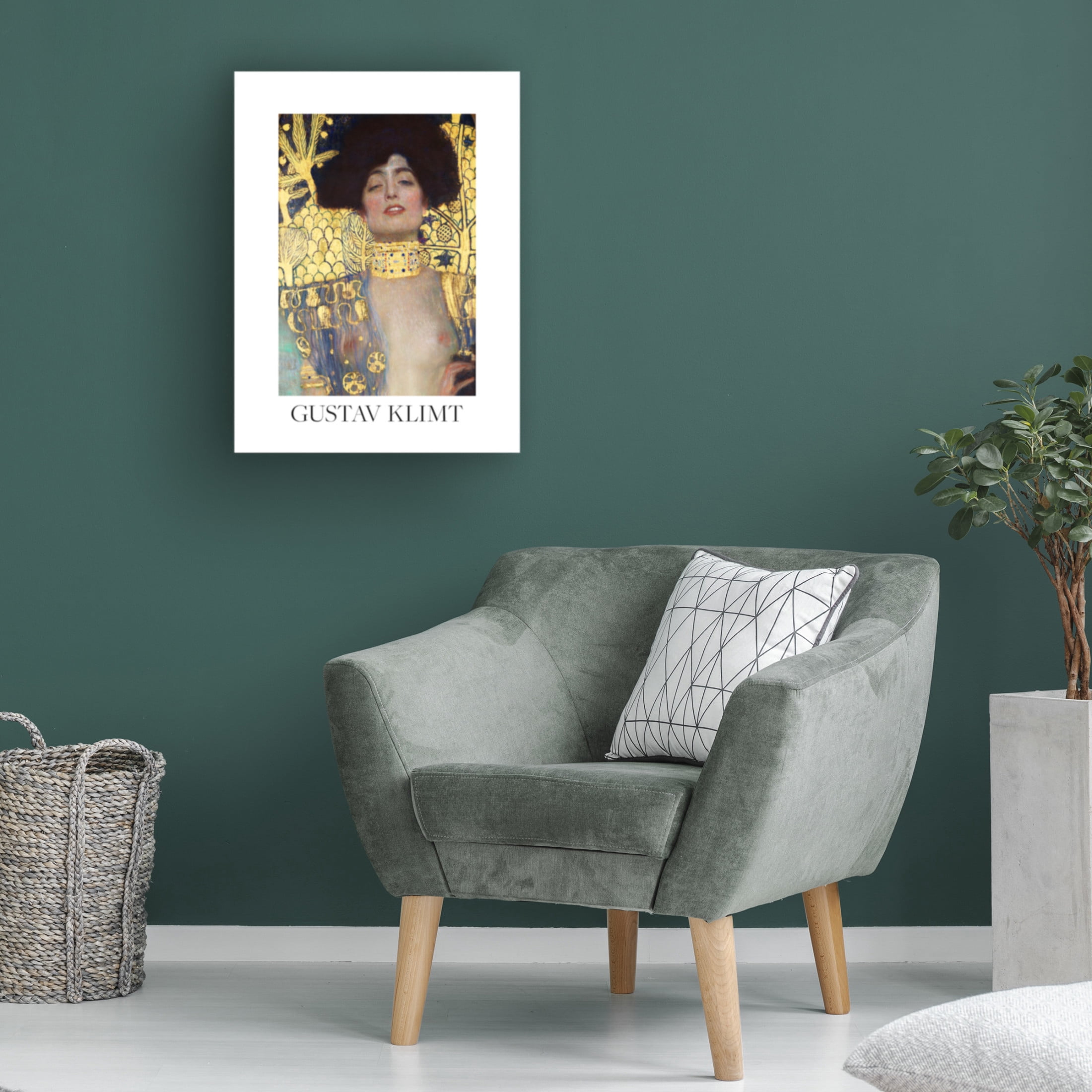 Canvas Wall Art - Pictufy 'Judith And The Head Of Holofernes 1901 Poster' Wall Art for Living Room, Bedroom, or Office D?cor by Trademark Fine Art - 18 x 24 Inches