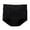 Black, variant on Women's Solid Color Underwear High Waisted Underwear Seamless Bikini Underwear Women Small