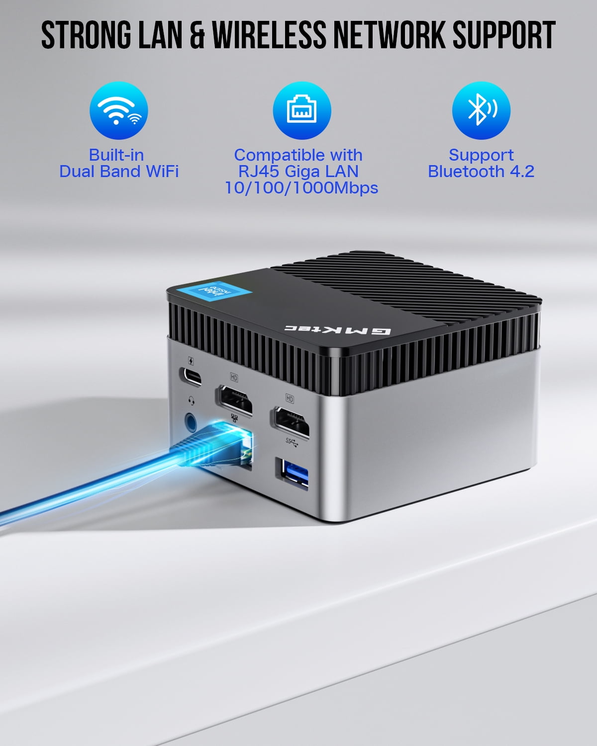 GMKtec Mini PC, 12GB RAM 256GB SSD, Intel Alder Lake N97 (up to 3.60GHz) ,Windows 11 Pro Desktop Mini Computers, Wifi 5/Bluetooth 4.2, Dual HDMI, Nucbox G5 - Walmart.com GMKtec Mini PC, 12GB RAM 256GB SSD, Intel Alder Lake N97 (up to 3.60GHz) ,Windows 11 Pro Desktop Mini Computers, Wifi 5/Bluetooth 4.2, Dual HDMI, Nucbox G5 - Walmart.com