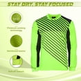thumbnail image 3 of Camiseta de portero de fútbol Vizari Arroyo para adulto, color verde y negro, talla XL, 3 of 6