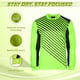 thumbnail image 3 of Camiseta de portero de fútbol Vizari Arroyo para adulto, color verde y negro, talla mediana, 3 of 6