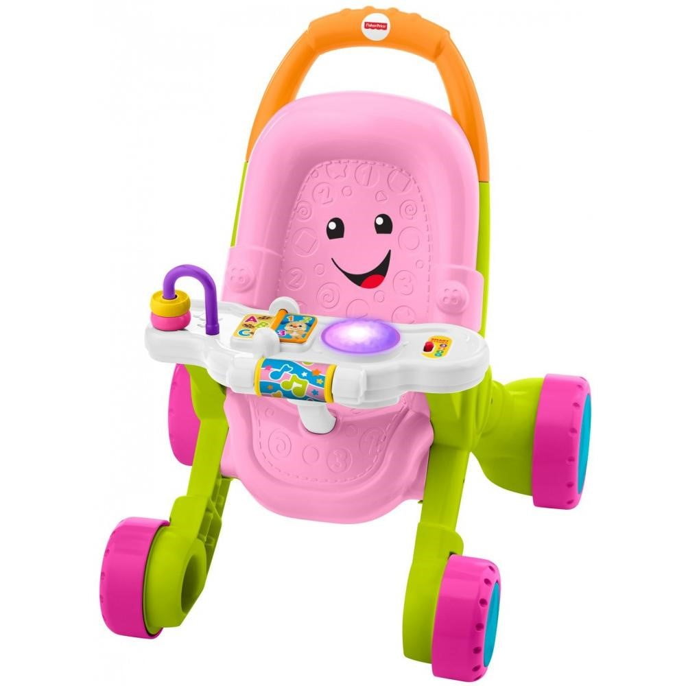 FisherPrice Stroll & Learn Walker, Pink