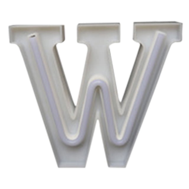 WRXMIJNHGSA Hangs Under $10 LED Letter Lights Light Up Plastic Letters Standing Hanging Warm Wihte Light