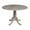 Washed Gray Taupe, variant on Pemberly Row Contemporary Drop Leaf Dining Table in White Finish