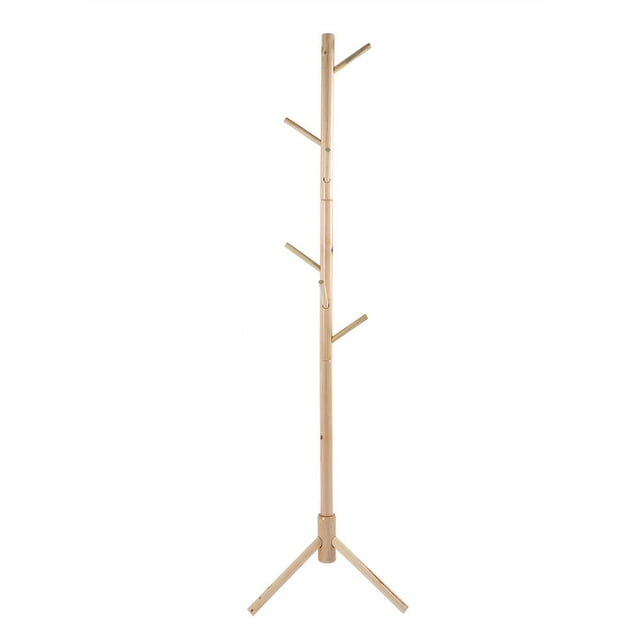 Solomi Manteau Hat Rack - Porte-Manteau Debout, Arbre en Bois de Style Permanent for Rack Manteau Chambre Chapeau