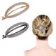 thumbnail image 1 of Pinzas para el pelo para mujer, 2 uds., pinzas para el pelo francesas para cabello grueso, pinza para el pelo de pico de pato con purpurina ovalada plana de Metal con diamantes de imitación grandes TUNC Sencillez, 1 of 5