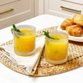 thumbnail image 5 of MaxxMarket Beaded Drinking Glasses Set of 6, 10 oz Retro Vintage Glassware - Boho Cocktail Water Juice Glasses, Hostess or Housewarming Gift, 5 of 17