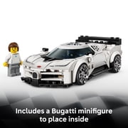 LEGO Speed Champions Bugatti Centodieci Hyper Sports Car Toy - Model Kit & Pretend Play Toy for Boys & Girls, Ages 9+ Italian Model Car Kit for Racing Fans - Gift Idea for Birthdays - 77240