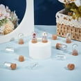 thumbnail image 4 of 10Pcs Pearlescent Glass Jars Bottles Dome Dome Cover Decoration Bottles with Cork Stoppers for Mother's Day Wedding Party Favors Arts and Small Projects Home Decoration, 4 of 9