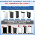 thumbnail image 3 of Filtro purificador de aire LINNIW F2 A2 True HEPA Replacement x2, 3 of 6