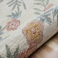 thumbnail image 7 of Ox Bay Talia 4' Round Gray/Ivory Floral Wool Indoor Area Rug, 7 of 7
