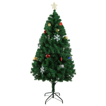 KARMAS PRODUCT 6 ft Classic Pine Artificial Christmas Tree Full 800 Tips PVC Branch with Metal Stand and Xmas