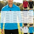 thumbnail image 3 of GEWSEY Mens Polo Shirt Long Sleeve Athletic Breathable Collar Golf Shirt Performance, Moisture Wicking, Business Casual, Collared Shirt, Soft (Grey, XXL), 3 of 8