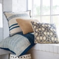 thumbnail image 2 of Lola Woven Global Pillow Cover in Navy, Cream, 2 of 2