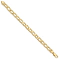 thumbnail image 4 of Auriga Fine Jewelry 14K Yellow Gold 8.5mm Open Link Bracelet 8inch for Women, 4 of 4