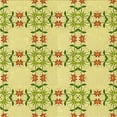 thumbnail image 1 of Ahgly Company Indoor Square Patterned Dark Golden Rod Brown Area Rugs, 4' Square, 1 of 6