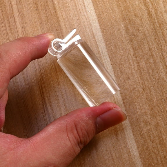 MLINS 7 Pieces Ring Display Props Acrylic Rings Display Holder Transparent Organic Glass Rings Display Props