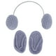 thumbnail image 3 of Zapatilla para bebé, conjunto de auriculares, accesorios de fotografía, accesorios de fotografía de lana tejida para recién nacidos, gris, 3 of 5