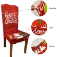thumbnail image 3 of SHAR Christmas Dining Chair Covers - Set of 2 Prot Stretch Chairs, 3 of 5