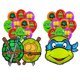 thumbnail image 2 of Juego de globos de tortugas Ninja mutantes para adolescentes, 5 uds., globos con números de cumpleaños, decoración de fiesta para niños, figuras de Anime, modelos de juguetes para niños, regalos, 2 of 2