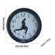 thumbnail image 3 of Ministerio Inspi Comedia Británica Reloj Silly Walk Wall (10 Pulgadas Con Marco) Rojo, 3 of 3