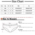 thumbnail image 5 of Blmnix Womens Panties Cheeky Sexy Panties Thong Underwear Boxers Black Lace Panties Cotton Underwear for Women Seamless,M, 5 of 5