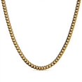 thumbnail image 1 of Cadena Italiana de 10K Imperial Jewelry estilo Cubana Calibre 2mm de 55cm, 1 of 5