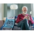 thumbnail image 4 of Papa Gifts from Grandchildren Birthday Gifts for Dad from Daughter Son My Best Papa Blanket for My Papa with Many Great Words Thanksgiving Christmas Bday Presents for Papa Throw Blanket 60" x80'''', 4 of 6