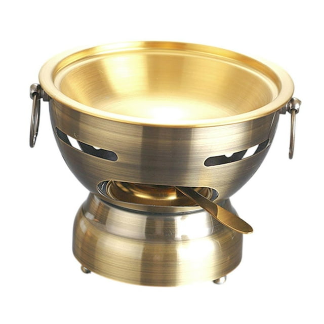 Shengyu Shabu Hot Pot Mini Cooking Pot Chafing Dish for Home Use Camping Office copper