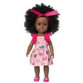 thumbnail image 2 of Toys 50% Off Clearance!Tarmeek Baby Doll Toys for Girls Age 3 4 5 6 7 Years Old,13.8Inch Black African Black Baby Cute Curly Black Baby Dolls Toy Birthday Gifts for Kids, 2 of 3