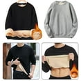 thumbnail image 3 of Men Warm Lamb Fleece Thickened Autumn Winter Anti Cold Versatile Base Shirt P6T4, 3 of 6