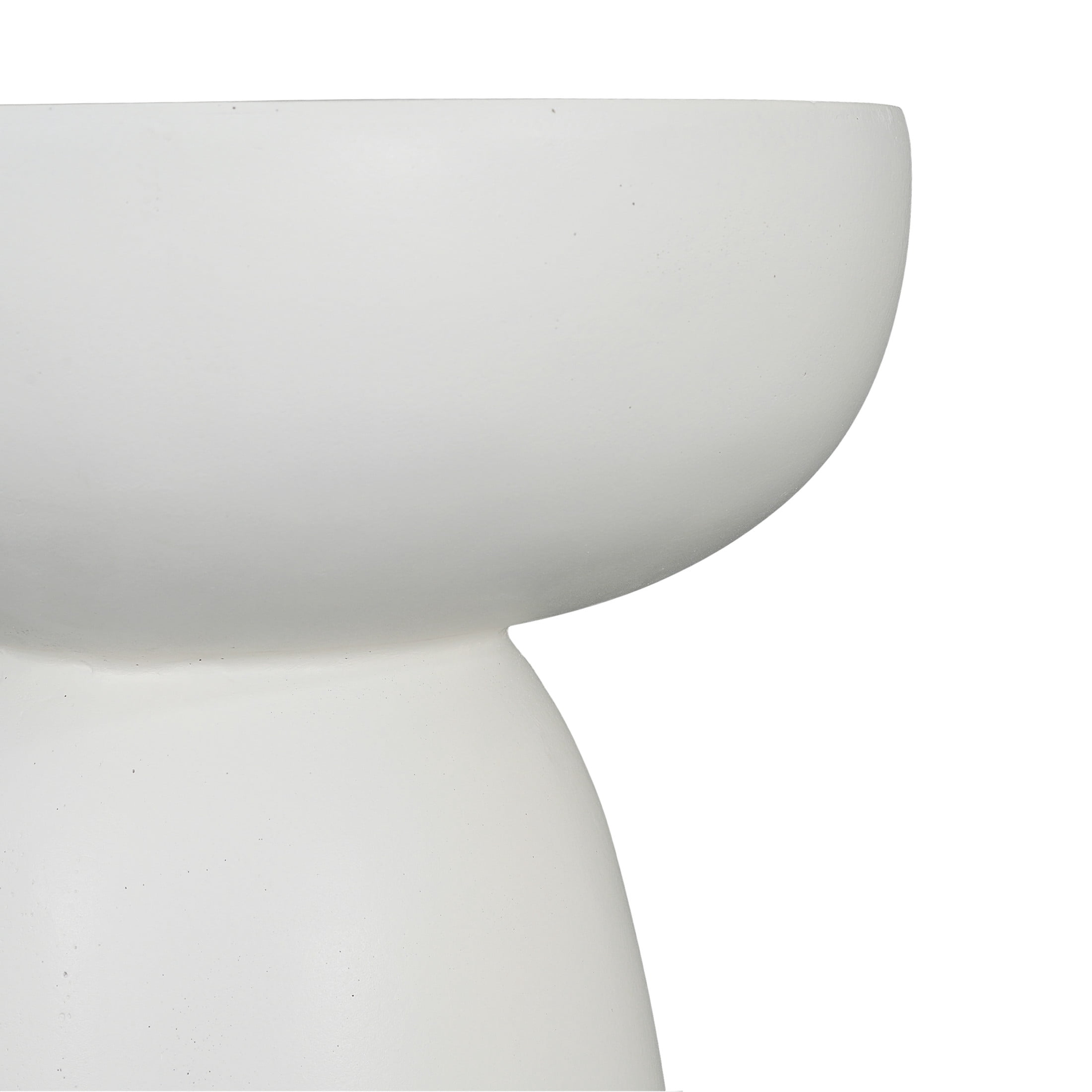 Christopher Knight Home Minimalist 28” MGO Plant Stand, Indoor/Outdoor, White