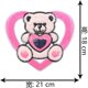 thumbnail image 1 of Parche de lentejuelas bordado de pelusa de gran tamaño, personalizado de fábrica, pegatinas de parche de dibujos animados de modelado animal, 1 of 4