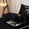 thumbnail image 5 of Erosebridal Vintage Black Bear Zipper Queen Comforter Set with Fitted Sheet and 2 Pillowcases,Wild Animal Rustic Cabin Zipper Bedding Set For Boys,Black Reversible,4-Piece, 5 of 7