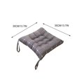 thumbnail image 3 of Tuvgenk Pressure Relief Outdoor Seat Cushions Office Gray Chair Cushion Pad Thick Polyester Square Comfortable Seat Pad for Home, 3 of 5