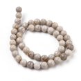 thumbnail image 5 of 1Strand Natural Maifanite/Maifan Stone Beads Strands Round 8mm Hole: 1mm 46pcs/strand 15.3 inch(39cm), 5 of 8