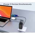 thumbnail image 2 of USB C Charger 45W Dual Port USB C Fast Charger GaN Fast Charing Block Foldable Type C Wall Charger Compact Cell Phone Wall Charger for  15  Pro  Air S24/S23/S22  Tab, 2 of 13