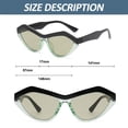thumbnail image 2 of Personalized fashion sunglasses, fashion diamonds, PC material, Green, 2 of 5