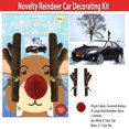 thumbnail image 3 of Novedad Reno Kit de decoración de coches Disfraz de coche Navidad Santa Claus Reno Holiday Cardecor 2 astas Ideas in Motion RCD-12-3109, 3 of 3