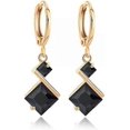 thumbnail image 2 of Nuevos pendientes colgantes de cristal brillante de alta calidad con piedra natural de ópalo - W3307GN | Código de modelo 3080 W3307GN, 2 of 3