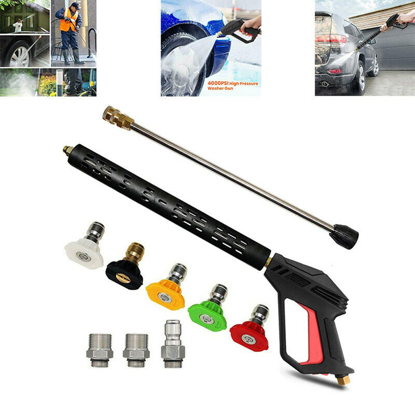 PSI High Pressure Washer with Extension , 5 Nozzle Tips, M22 14mm