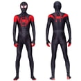 thumbnail image 3 of Litotal Miles Morales Onesie Halloween Clothes Kids,Superhero Onesie Outfit Spider Miles Jumpsuit Halloween Christmas Holiday Party Dress Up,Superhero Miles Morales Outfit, 3 of 7