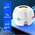 thumbnail image 4 of Altavoz ABS de 5W, reproductor de música con Subwoofer extraíble de 86dB, compatible con Bluetooth, RGB, Mini caja de sonido, color rosa, para baño y habitación, 4 of 4