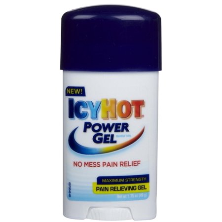 Icy Hot Gel Stk Size 1.75zTemporarily relieves minor pain associated with arthritis, simple backache, muscle strains, sprains, bruises and cramps. By CHATTEM (Best Way To Relieve Period Cramps)