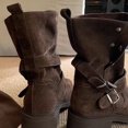 thumbnail image 5 of Ladies' Maillard Folding Double Strap Cow Suede Midsole Boots, 5 of 8