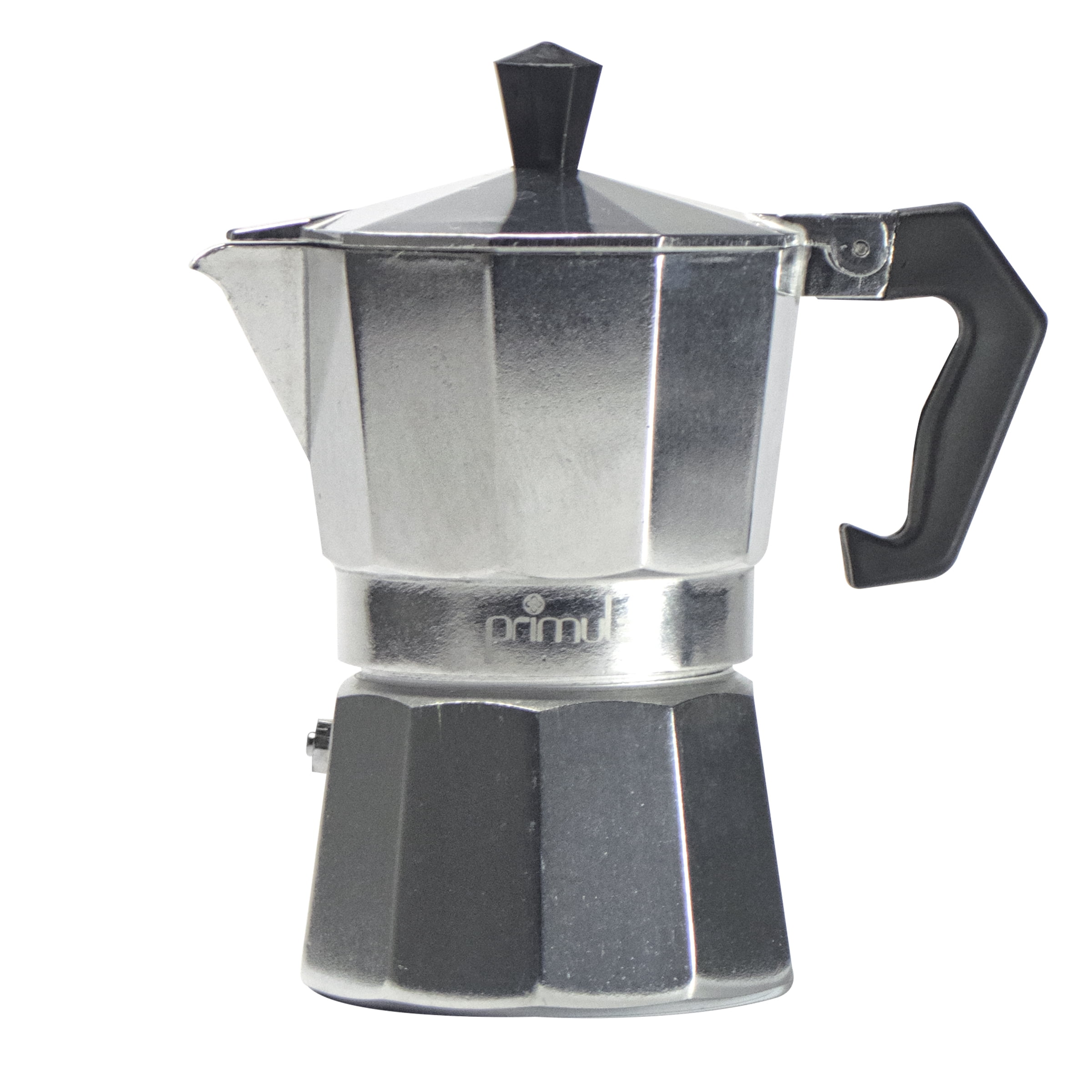 Primula 3 Cup Aluminum Stovetop Espresso Maker, Polished