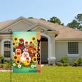 thumbnail image 2 of Amhnf Welcome Chickens And Sunflowers Garden Flag For Home Outdoor Garden Yard Decor 12x18 inch, 2 of 5